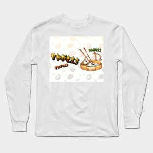 Spinach dumplings supper horror Long Sleeve T-Shirt